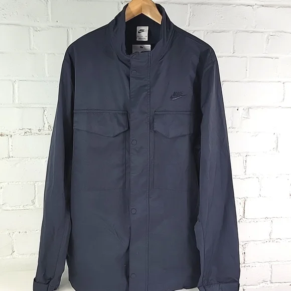 Nike Sportswear M65 Jacket Cotton Blend Black Mens XL - Picture 7 of 9